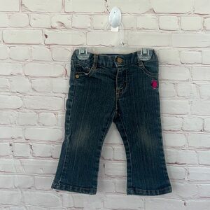 US pollo ASSN baby dark Wash jean size 12 M